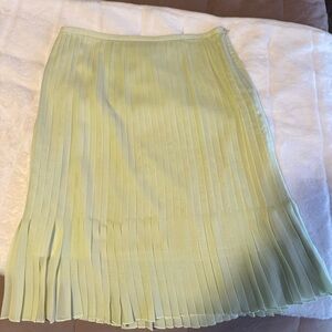 mac & jac Light Green A-Line Skirt